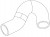 Патрубок охл. для а/м Daewoo Nexia (94-)/Espero (94-) 1.5i/1.6i [DOHC] верх. (EPDM, 1шт.)