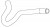 Патрубок охл. для а/м Ford Mondeo III (00-) 1.8i/2.0i верх. (EPDM, 1 шт.)