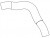 Патрубок охл. для а/м Mitsubishi Outlander (12-) 2.0i АТ нижн. к дв. (EPDM, 1 шт.)
