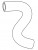 Патрубок охл. для а/м Peugeot 307 (00-)/Citroen C4 (04-) 1.6i MT верх. (EPDM,1шт.)