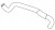 Патрубок отоп. для а/м Nissan Almera N16 (00-)/Primera P12 (01-) 1.5i/1.6i/1.8i отвод. (EPDM, 1 шт.)