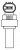 Датчик температуры для а/м Chevrolet Cruze (09-)/Aveo T300 (11-)/Opel Astra J (10-)