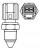 Датчик температуры для автомобилей Ford Focus II (05-)/Fusion (02-)/Fiesta (01-)