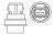 Датчик температуры для автомобилей VW Passat B3/B4 (88-)/B5 (96-)/Audi 80 (86-)/100 (90-)/A4 B5 (94-)