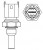 Датчик температуры для автомобилей Opel Asta H (04-)/Zafira A (00-)/Vectra C (00-) 1.8i