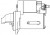 Стартер для автомобилей Chevrolet Malibu (12-) 2.0T/2.5i 1,3кВт