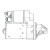 Стартер для автомобилей Daewoo Nexia (94-)/Chevrolet Lanos (05-) 1.5i (тип Bosch) (Z=9) 1,1кВт