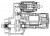Стартер для автомобилей Kia Sorento (02-)/Hyundai H-1 (08-) 2.5CRDi 2,2кВт
