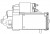 Стартер для автомобилей Ford Kuga I (08-)/Mondeo IV (07-) 2.0TDCi 2,2кВт
