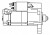 Стартер для автомобилей Land Rover Discovery IV (09-)/Range Rover Sport II (13-) 3.0D (Start-Stop, 2 pin) 2кВт
