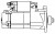 Стартер для автомобилей Land Rover Discovery Sport (14-)/Range Rover Evoque (11-) 2.0D MT 2кВт