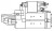 Стартер для автомобилей Land Rover Range Rover Evoque (11-) 2.0T (Start-Stop) 1,6кВт