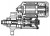 Стартер для автомобилей Land Rover Range Rover III (02-)/Range Rover Sport I (05-) 4.2i 1,8кВт