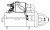 Стартер для автомобилей MAN TGL (05-) с дв. D0834LFL/TGM (05-) с дв. D0836LFL 24В 4кВт (тип Bosch) (11 зуб.)