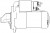 Стартер для автомобилей Nissan X-Trail T31 (07-) 2.0dCi/Renault Master III (10-) 2.3dCi 2,2кВт