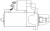 Стартер для автомобилей Mercedes-Bnez GLE W166 (15-)/GLS X166 (13-) 3.0i 2,2кВт