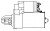 Стартер для автомобилей Mercedes-Benz M W164 (05-) 3.5i/GL X164 (06-) 4.7i/5.5i 1,1кВт