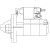 Стартер для автомобилей Toyota Vitz (99-)/FunCargo (99-)/Platz (00-)/Yaris (99-) 1.3i/1.5i 1кВт