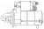 Стартер для автомобилей Toyota Mark II X90 (92-)/Chaser X90 (92-) 2.0i 1кВт