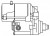 Стартер для автомобилей Toyota Land Cruiser 100 (98-)/Land Cruiser 200 (07-) 4.7i 2кВт