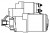 Стартер для автомобилей Citroen C5 (01-)/Peugeot 407 (04-) 1.8i/2.0i 1,2кВт