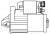 Стартер для автомобилей Mazda CX-9 (15-) 2.5T 1,3кВт