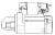 Стартер для автомобилей BMW X5 F15 (13-)/X6 F16 (14-) 3.0i 1,6кВт