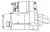Стартер для автомобилей BMW X5 E53 (01-)/5 E60 (02-)/7 E65 (02-) 3.0D 2кВт