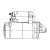 Стартер для автомобилей Geely MK Cross (05-)/Otaka (07-)/GC6 (13-) 1.5i 1,4кВт