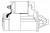 Стартер для автомобилей BYD F3 (05-) 1.5i 1,2кВт