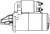 Стартер для автомобилей Great Wall Safe (02-)/Deer (04-) 2.2i 1,2кВт