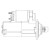 Стартер для автомобилей Chery QQ6 (06-) 1.1i 1,3кВт