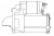 Стартер для автомобилей GAC GS8 (16-) 2.0T 1,4кВт
