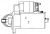 Стартер для спецтехники Volvo L20B/L25B/L30B/L35B с дв. Deutz D3.6D 12В 2,3кВт