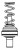 Термостат для автомобилей VW Golf VI (08-)/Tiguan (08-) 1.4T (105°С) (термоэлемент)