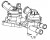 Термостат для автомобилей VW Golf IV (08-)/Tiguan (08-) 1.4T [CAXA] (105/83°С) (с пластиковым корпусом)