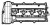 Крышка клапанная для а/м Hyundai Solaris (10-)/Kia Rio (10-) 1.6i (алюм., с прокл.) (LVPC 0809)