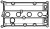 Крышка клапанная для а/м Ford Focus III (11-)/Fiesta (12-) 1.6i (алюм., с прокл.)