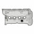 Крышка клапанная для а/м Peugeot 308 (07-)/Citroen C4 (04-)/Berlingo (09-)/MINI Countryman (10-) 1.6i [EP6] (алюм., с прокл.)