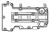 Крышка клапанная для а/м Opel Astra J (09-)/Corsa D (06-) 1.2T/1.4T (пластик., с прокл.)