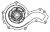 Насос водяной для автомобилей Audi A4 (94-)/VW Passat B5 (96-) 1.6i/1.8i/1.8T 20v (без корпуса)