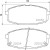 Колодки тормозные дисковые передние для автомобилей Hyundai Creta (16-) / Kia Cerato II (09-)
