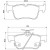 Колодки тормозные дисковые задние (керамические) для автомобилей Ford Mondeo V (15-) [серия PRO]
