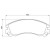 Колодки тормозные дисковые передние (керамические) для автомобилей Mitsubishi Outlander XL (05-) [серия PRO]