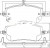 Колодки тормозные дисковые передние для автомобилей Haval Jolion (20-) 2WD