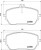 Колодки тормозные дисковые передние для автомобилей Mercedes A (W177) (18-) / CLA (C118) (19-) 134x63мм