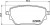 Колодки тормозные дисковые задние для автомобилей Mercedes A (W177) (18-) / CLA (C118) (19-) 106x49мм