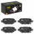 Колодки тормозные дисковые задние для автомобилей Chery Tiggo 4 Pro (20-) / Omoda C5 (22-) 2WD