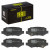 Колодки тормозные дисковые задние для автомобилей FAW Besturn X40 (16-)