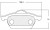 Колодки тормозные дисковые передние для автомобилей Audi A6 (94-) с тормозной системой Ate